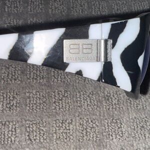 Balenciaga Zebra Pattern Sunglasses